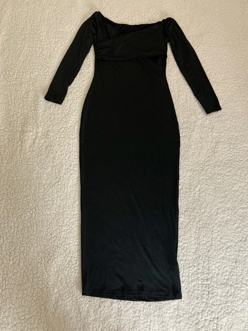 Black midi dress - Picture 2 of 4